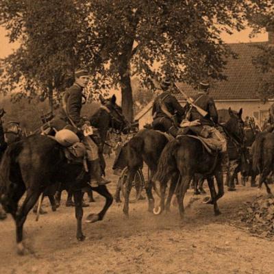 La cavalerie lors des premières journées de guerre