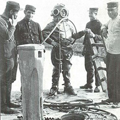 Plongeur Van Der Vreecken, noyé le 5/11/1916.