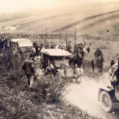 En route vers Svistelniki, 1916