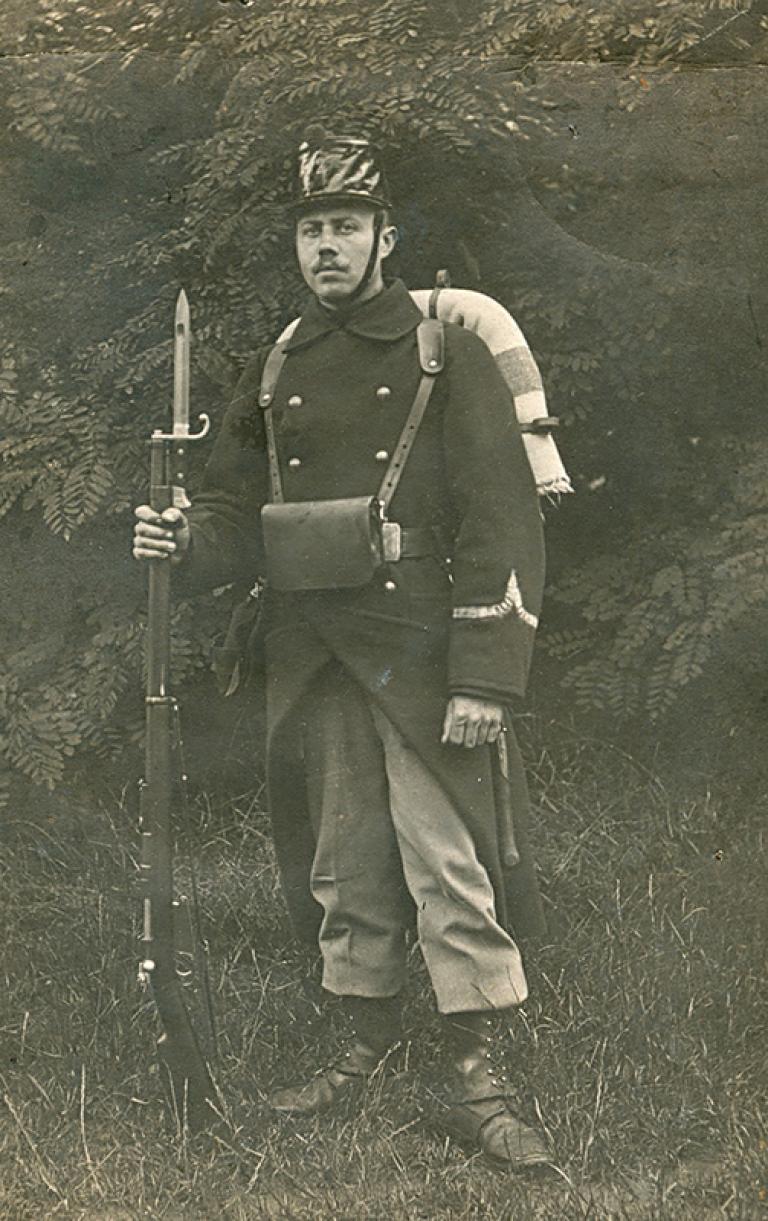 Infanterist en 1914 Infanterist en 1914